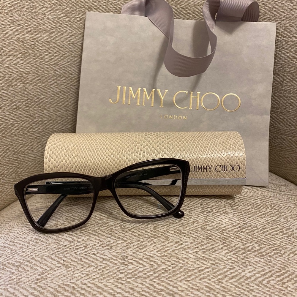 Jimmy Choo Glasses with Box and Bag